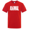 Männer casual t-shirt mit tierischem druck - kurzarm tee für den alltag