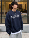 Oversized grafik sweatshirt - stylischer lässiger pullover für männer