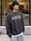 Oversized grafik sweatshirt - stylischer lässiger pullover für männer
