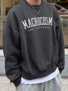 Oversized grafik sweatshirt - stylischer lässiger pullover für männer