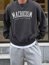 Oversized grafik sweatshirt - stylischer lässiger pullover für männer