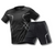 2-teiliges sportanzug - männer trainings t-shirt und shorts