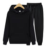 2-teiliger männer trainingsanzug - trendiger kapuzenpullover und jogginghose für lässige outfits