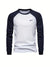 Männliches langärmliges t-shirt für lässigen stil – trendiges raglan-shirt, weicher stoff