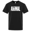 Männer casual t-shirt mit tierischem druck - kurzarm tee für den alltag