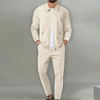 2-teiliges männer co-ord ensemble - hochwertiges freizeitoutfit