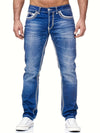 Slim-fit denim jeans - trendy herren freizeit-hosen