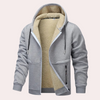 Männers gemütlicher fleece-jacke mit reissverschluss – alltagsjacke für jeden tag