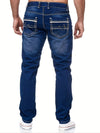 Slim-fit denim jeans - trendy herren freizeit-hosen