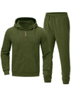 2-teiliges jogging-set - männer zip-hoodie und hosen