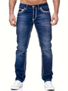 Slim-fit denim jeans - trendy herren freizeit-hosen