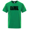 Männer casual t-shirt mit tierischem druck - kurzarm tee für den alltag
