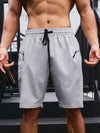 Männersportshorts mit reissverschluss-taschen – leichte sportbekleidung für fitness und freizeit