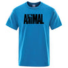 Männer casual t-shirt mit tierischem druck - kurzarm tee für den alltag