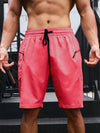 Männersportshorts mit reissverschluss-taschen – leichte sportbekleidung für fitness und freizeit