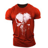 Männer t-shirt mit totenkopf-design - trendiges shirt für lässige anlässe