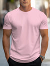 Männlicher freizeit t-shirt aus weichem stoff – stylisches kurzarmoberteil für männer