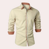 Männerschnittiger button-up shirt - vielseitige und stilvolle bekleidung