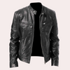 Männer leder motorradjacke - zeitlos und robustes oberbekleidung