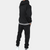 2-teilige männer jogginganzug - stylisches schwarzes freizeit-outfit für jeden tag