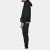 2-teilige männer jogginganzug - stylisches schwarzes freizeit-outfit für jeden tag