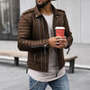Männers leder bikerjacke - robust und langlebig