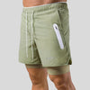 Leichte herren aktiv-shorts mit reissverschluss-tasche – vielseitige trainings- und laufshorts