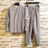2-teiliges lounge-outfit - moderne männer-loungewear