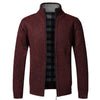 Männers strickfleece-jacke - lässige zip-jacke für den alltag