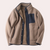 Männer freizeitjacke mit warmer sherpa-fütterung - stylische alltagsoberbekleidung, strapazierfähiger stoff