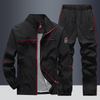 2-teiliger trainingsanzug für männer - moderne sportjacke und hose