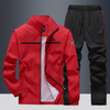 2-teiliger trainingsanzug für männer - moderne sportjacke und hose
