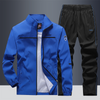 2-teiliger trainingsanzug für männer - moderne sportjacke und hose