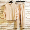 2-teiliges lounge-outfit - moderne männer-loungewear