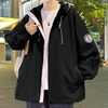 Leichter regenmantel für männer – trendy kapuzenjacke für lässige outdoor-aktivitäten – atmungsaktives material für jedes wetter