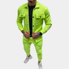 2-teiliger herren casual trainingsanzug - modernes jogger ensemble