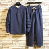 2-teiliges lounge-outfit - moderne männer-loungewear
