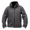 Fleece zip-jacke – men’s isolierte oberbekleidung für outdoor-aktivitäten