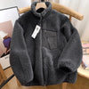 Männer fleecejacke für warme winter-looks – lässiger zip-up stil für outdoor-aktivitäten