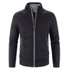 Männers strickfleece-jacke - lässige zip-jacke für den alltag