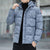 Leichter, wattierter herrenjacke mit kapuze - wasserdicht für freizeit und outdoor