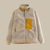 Fleece zip-jacke - vielseitige outdoor-schicht für männer