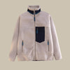 Fleece zip-jacke - vielseitige outdoor-schicht für männer