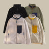 Fleece zip-jacke - vielseitige outdoor-schicht für männer