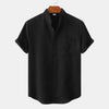 Männershirt kurzarm - leichte, vielseitige knopfleiste für den alltag
