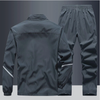 2-teiliger trainingsanzug für männer - moderne sportjacke und hose