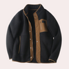 Männer freizeitjacke mit warmer sherpa-fütterung - stylische alltagsoberbekleidung, strapazierfähiger stoff