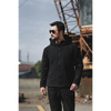 Fleece zip-jacke – men’s isolierte oberbekleidung für outdoor-aktivitäten