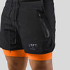 Leichte herren aktiv-shorts mit reissverschluss-tasche – vielseitige trainings- und laufshorts