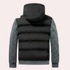 Männers isolierte daunenjacke mit kapuze - stylisch und lässig für den winter